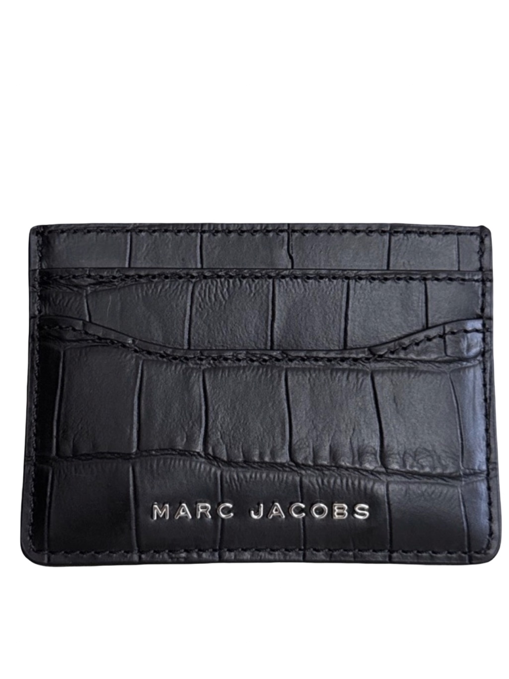 Marc Jacobs Croc Embossed Card Holder